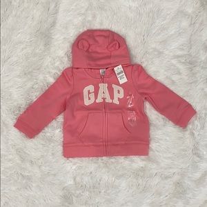 GAP Zippered Hoodie with Bear Ears